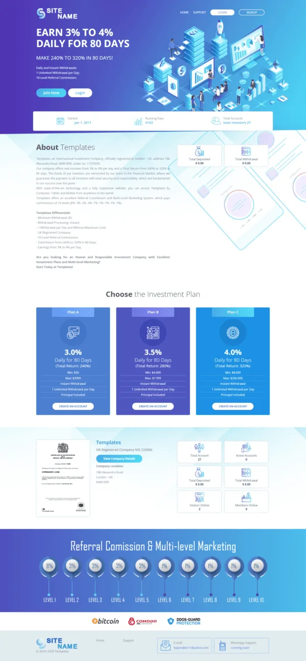 GC HYIP Template 124