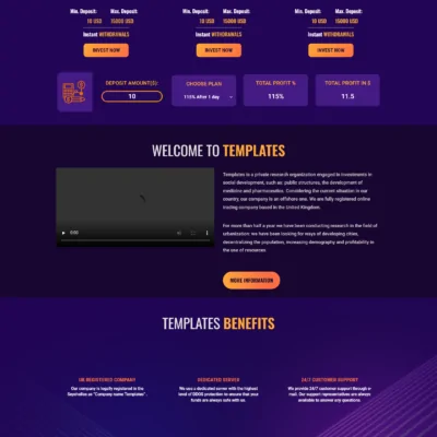 GC HYIP Template 128