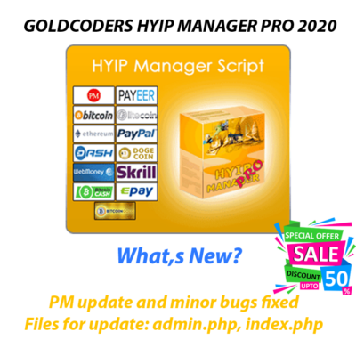 Gc Hyip Manager Pro 2020